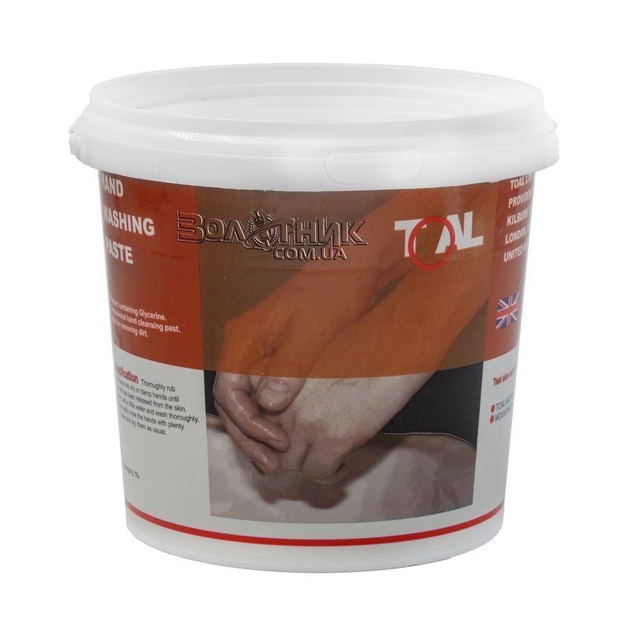 Паста для миття рук Антимазут (червона) Toal 1л ToalHand1 фото